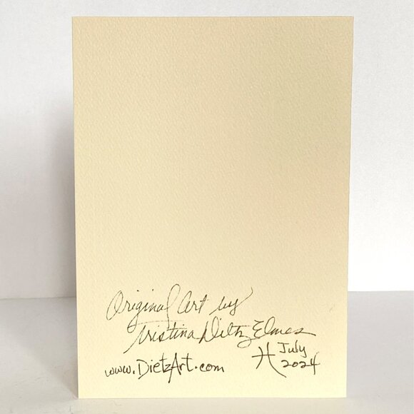 Collage Art Handmade Original Blank Greeting Card and Envelope Olympics Postage - Picture 4 of 5